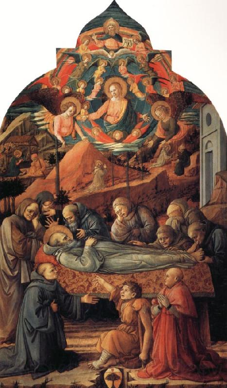 Fra Filippo Lippi The Death of St Jerome. Spain oil painting art
